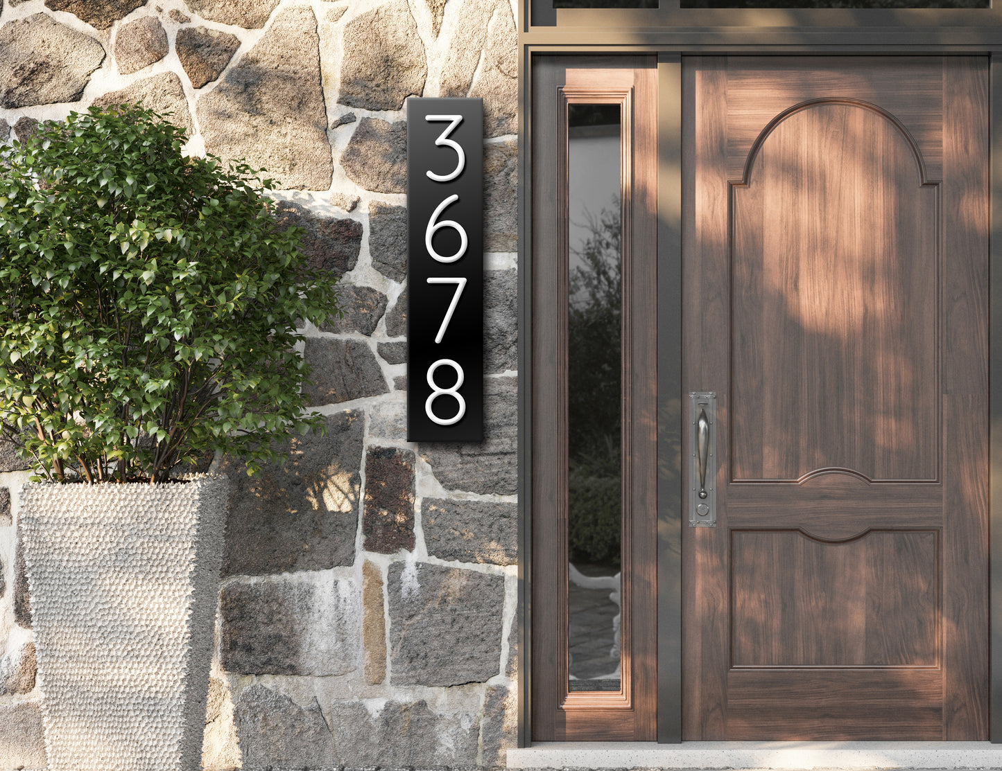 Modern House Numbers available Vertical and Horizontal direction House number plaque address plaque house numbers address sign