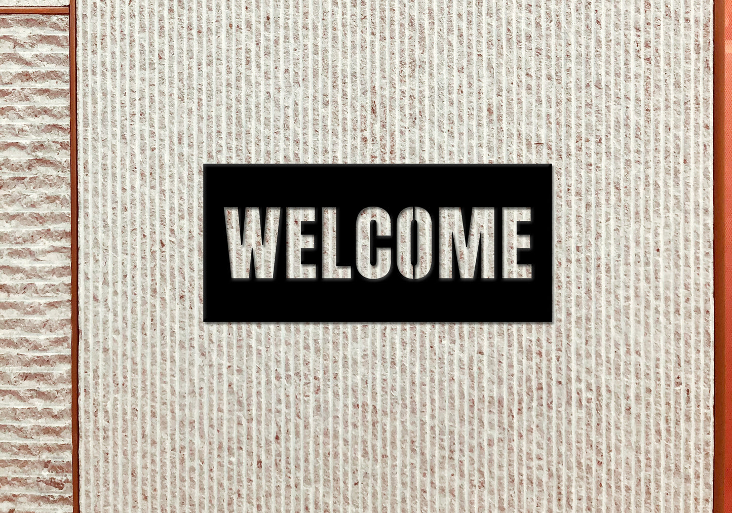 Custom Metal Logo Custom text Metal plate Outdoor sing