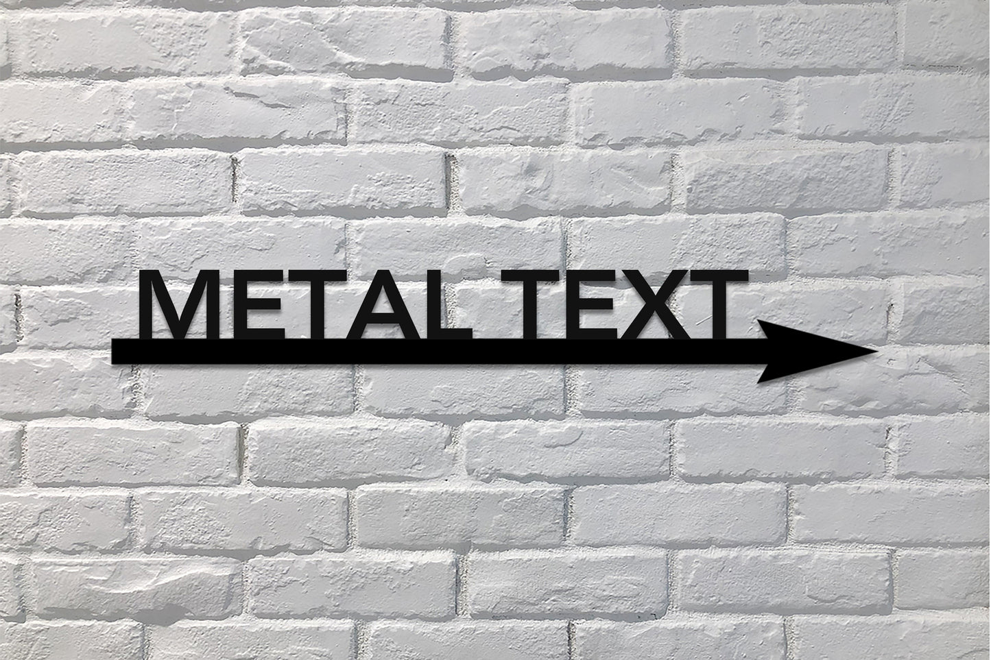 Metal Arrow Sign