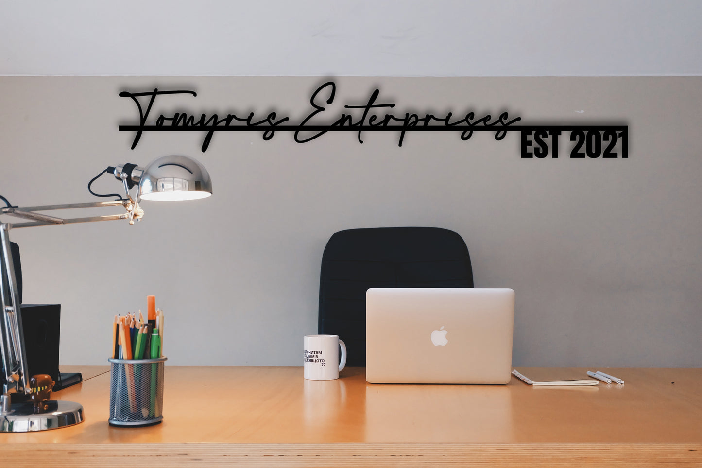 Custom Metal Sign | Established Family Name Sign