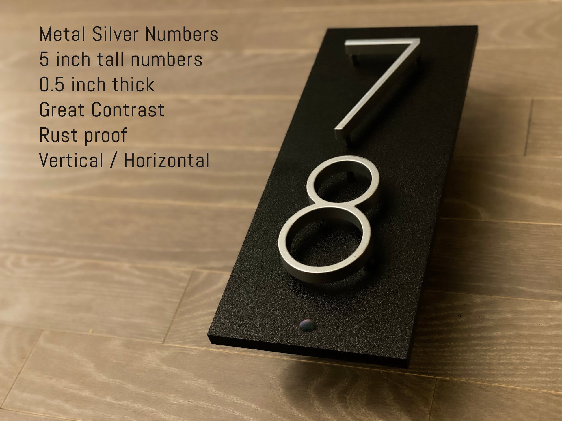 Vertical House Numbers Vertical and Horizontal mode House address plaques Gift for new house Address sign Modern house numbers custom address sign housewarming gift Address plaque sign vertical wall decor