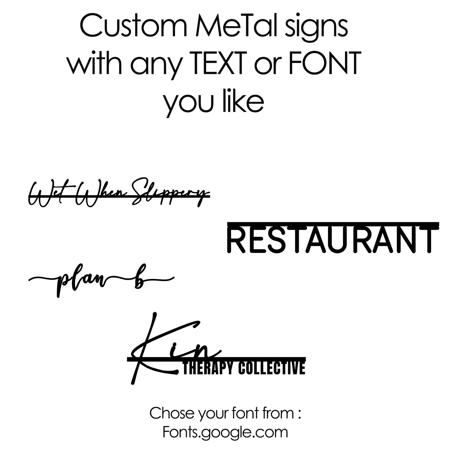 Custom Metal Sign | Established Family Name Sign